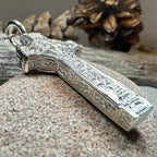 Artisan Irish Clonmacnoise Cross Necklace