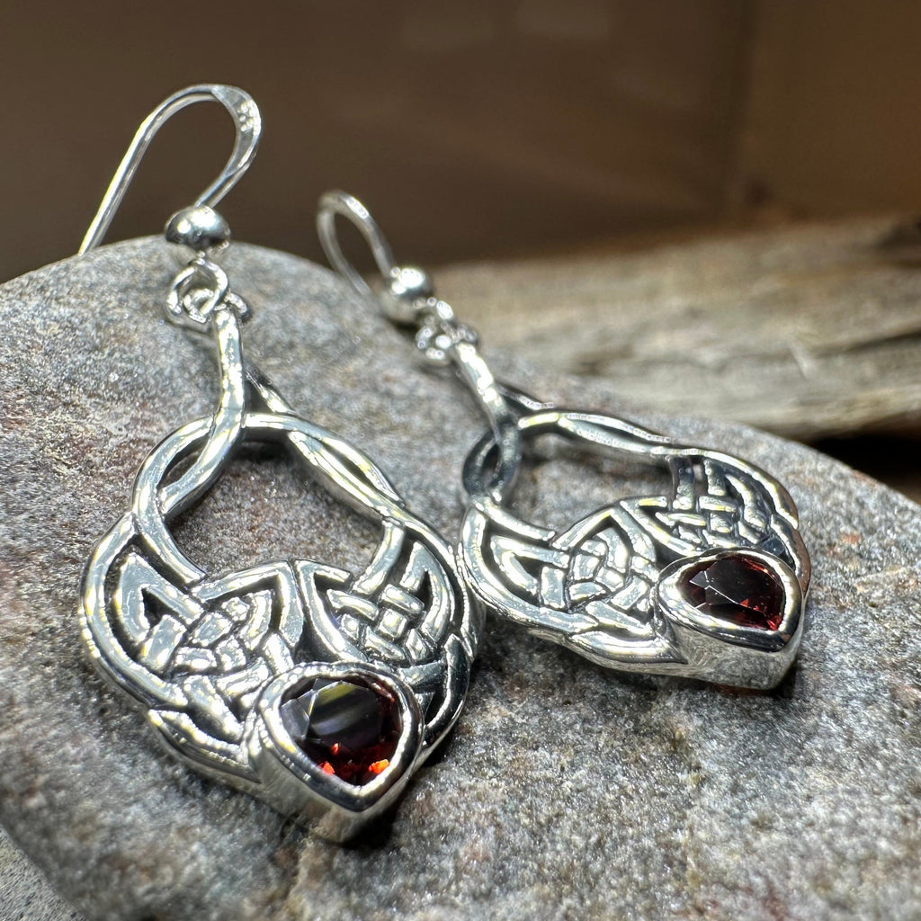 Heart Celtic Knot Earrings
