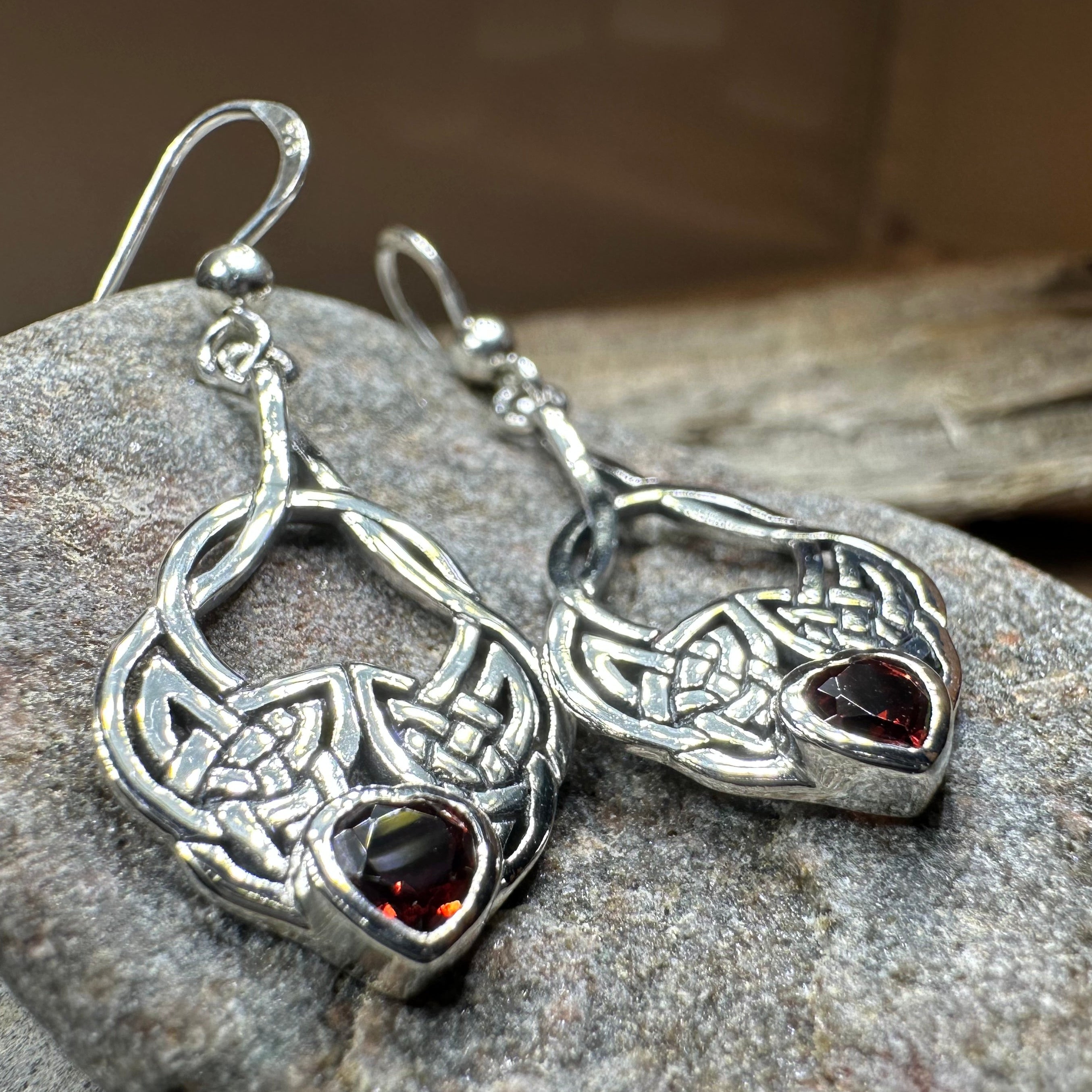 Heart Celtic Knot Earrings