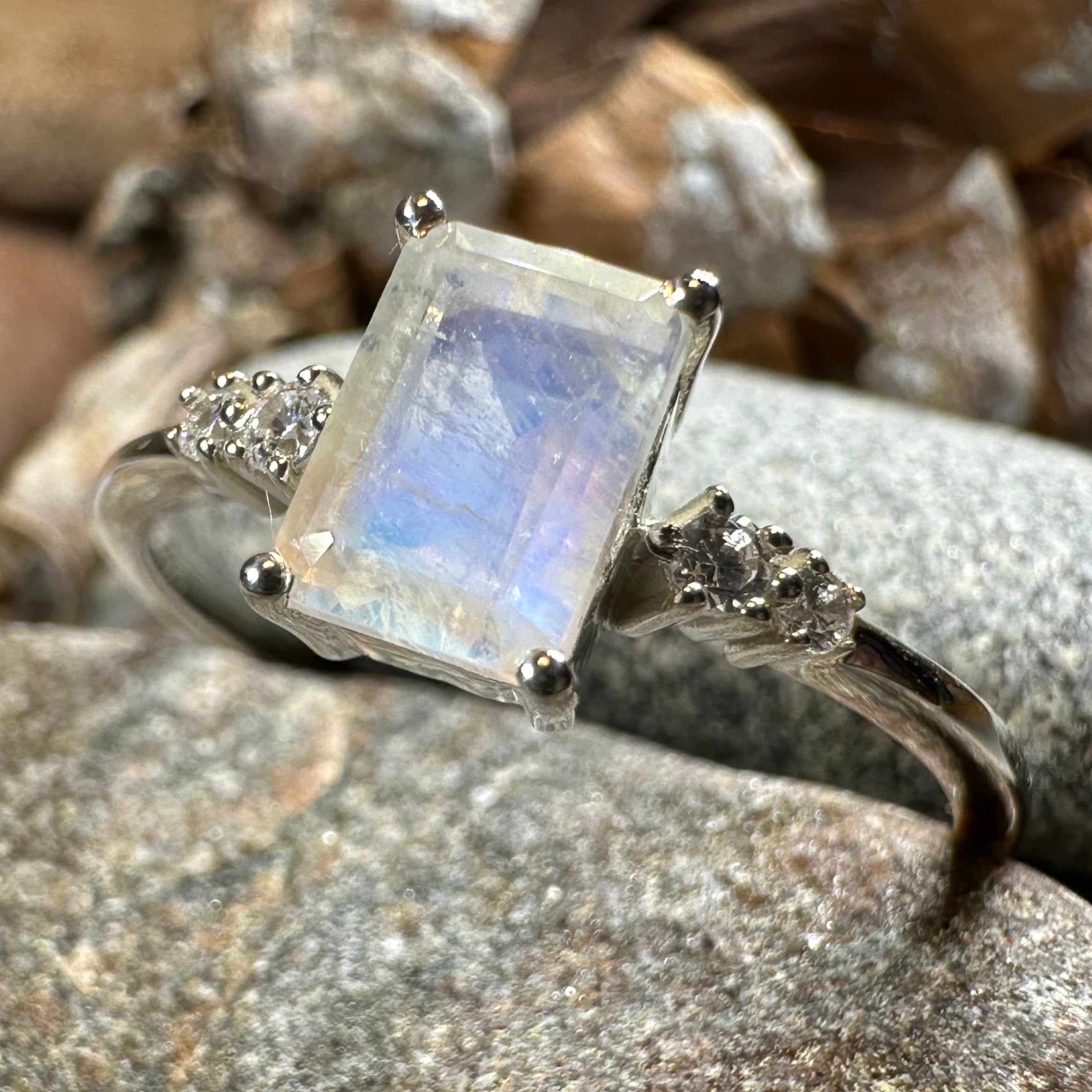 Hilaria Moonstone Ring