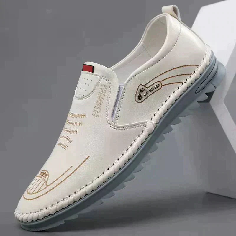 Casual Slip-On Soft Leather Shoes for Men