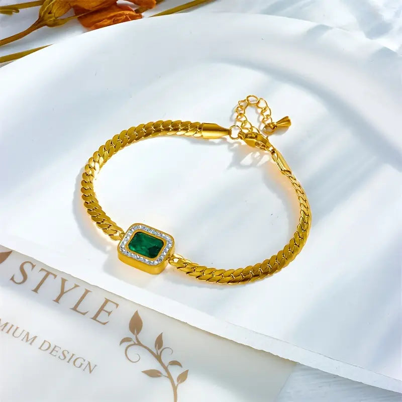 Exclusive Emerald Elegance Bracelet