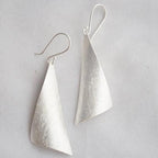 Sea Glass Sterling Silver Earrings