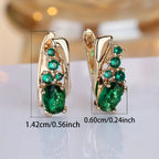 Thessaly Elegance Green Earrings
