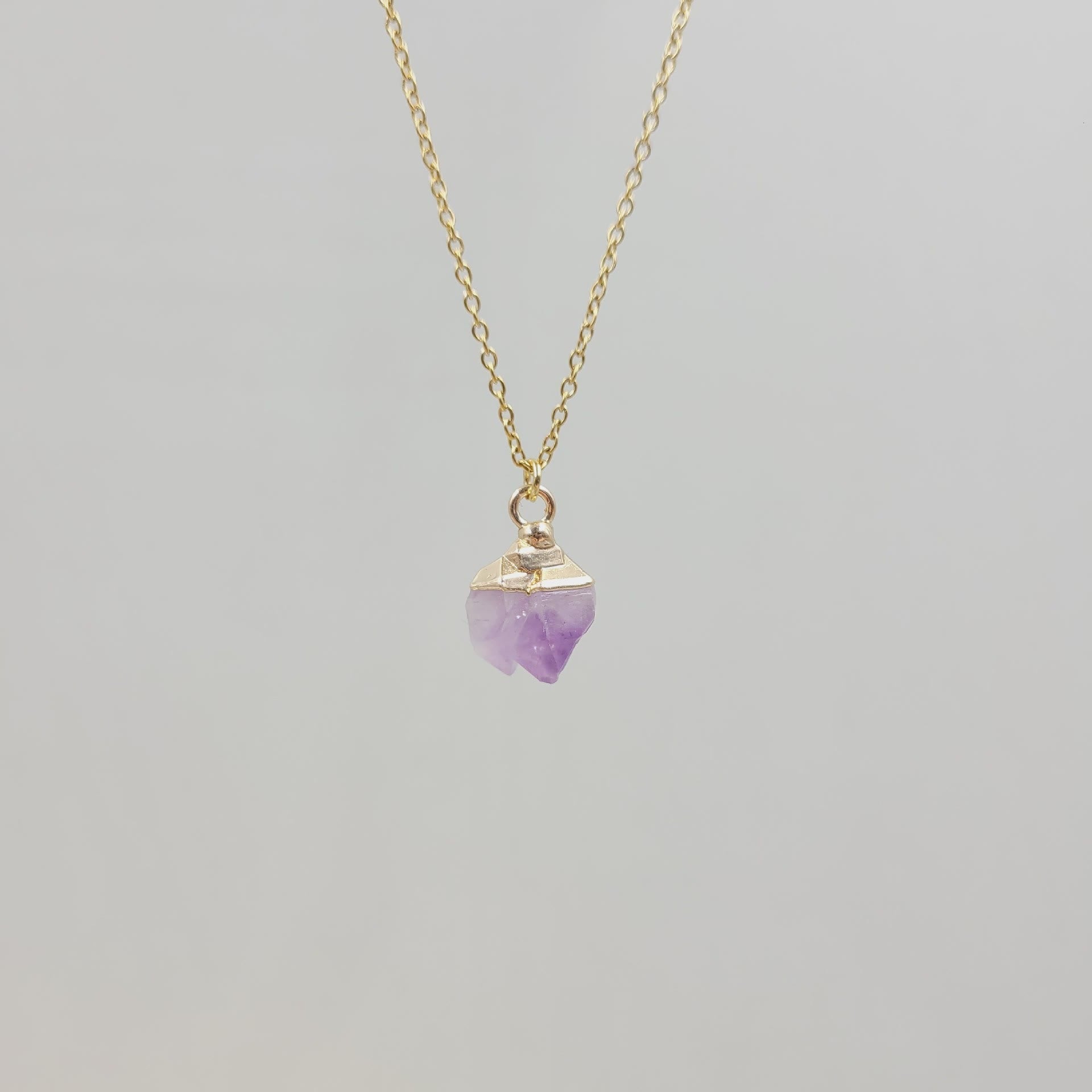 Olivenorma Irregular Crystal Raw Stone Gem gemstone Necklace