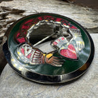 Enamel Irish Claddagh Brooch