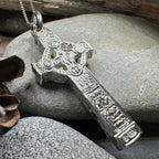 Artisan Irish Clonmacnoise Cross Necklace