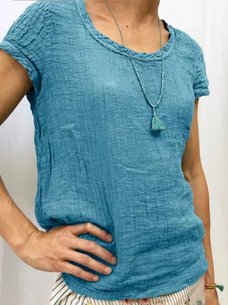 Leslie - Cozy Linen Top