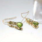 Elegant Green Retro Pendant Earrings