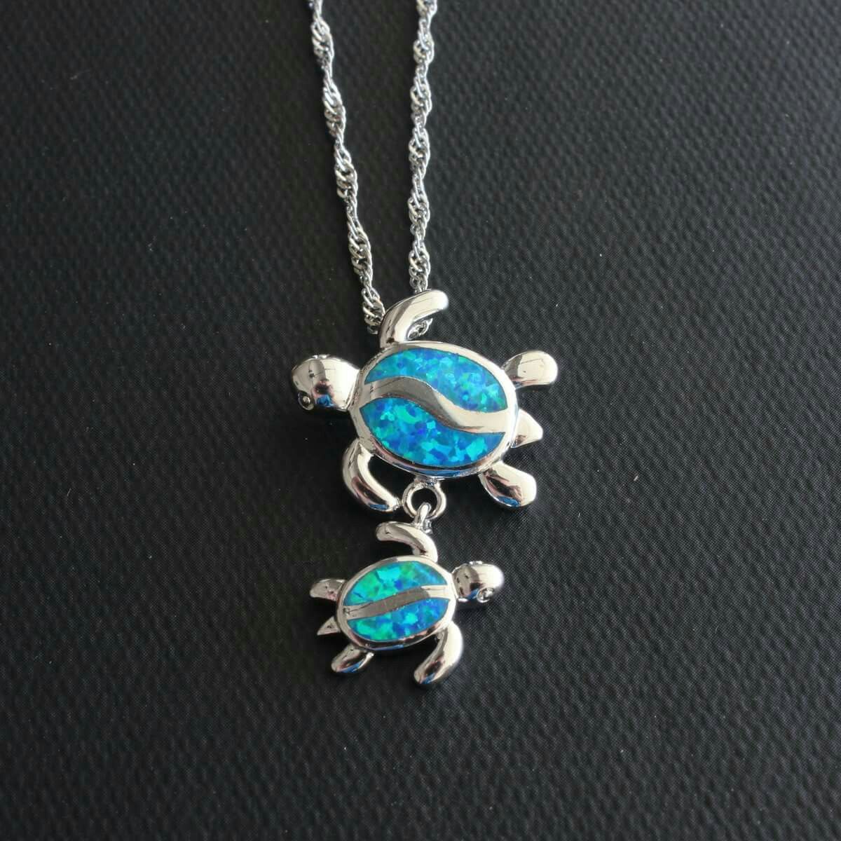 Turtle Coast Opal Necklace