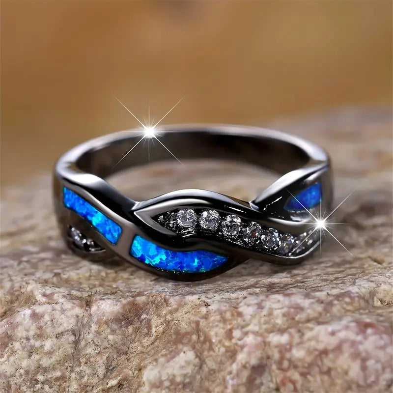 Elegant Celestial Sterling Silver Ring