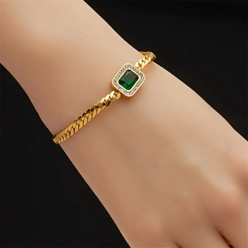 Exclusive Emerald Elegance Bracelet
