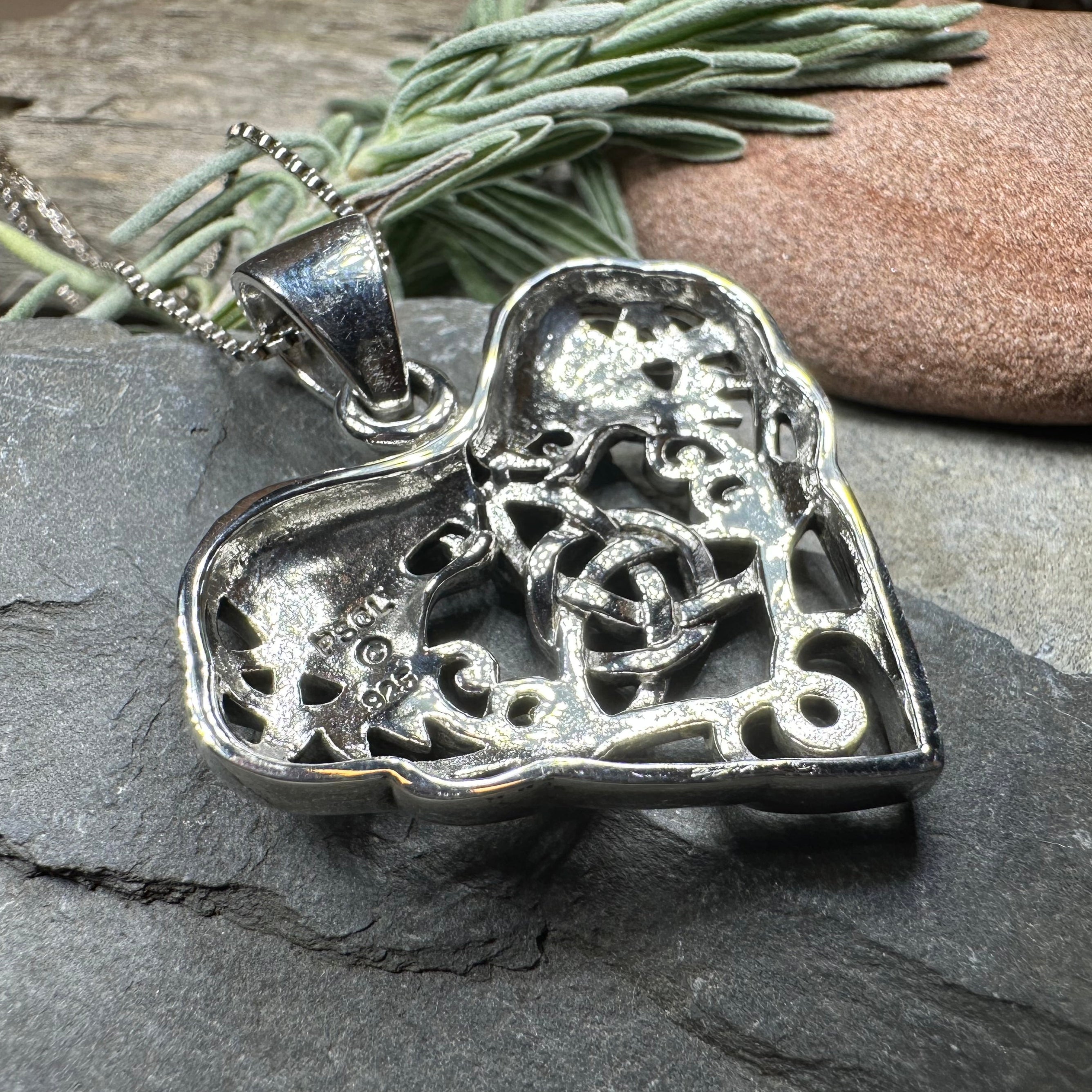 Celtic Wolf Love Necklace