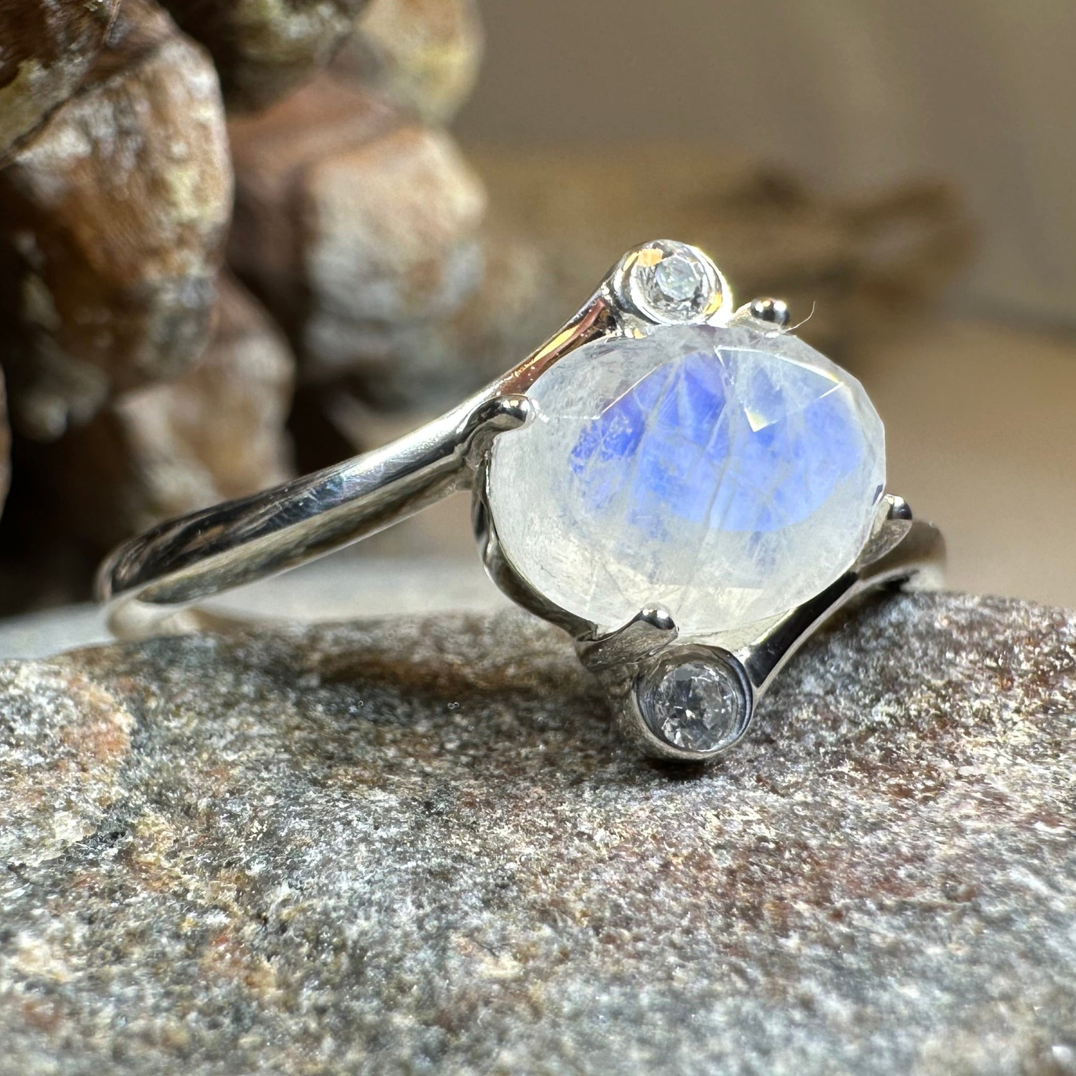 Lysandra Moonstone Ring