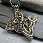 Classic Quaternary Knot Necklace