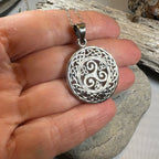 Nova Celtic Spiral Necklace