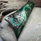 Long Celtic Dragon Brooch