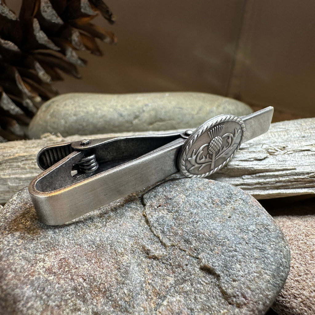 Celtic Thistle Tie Bar
