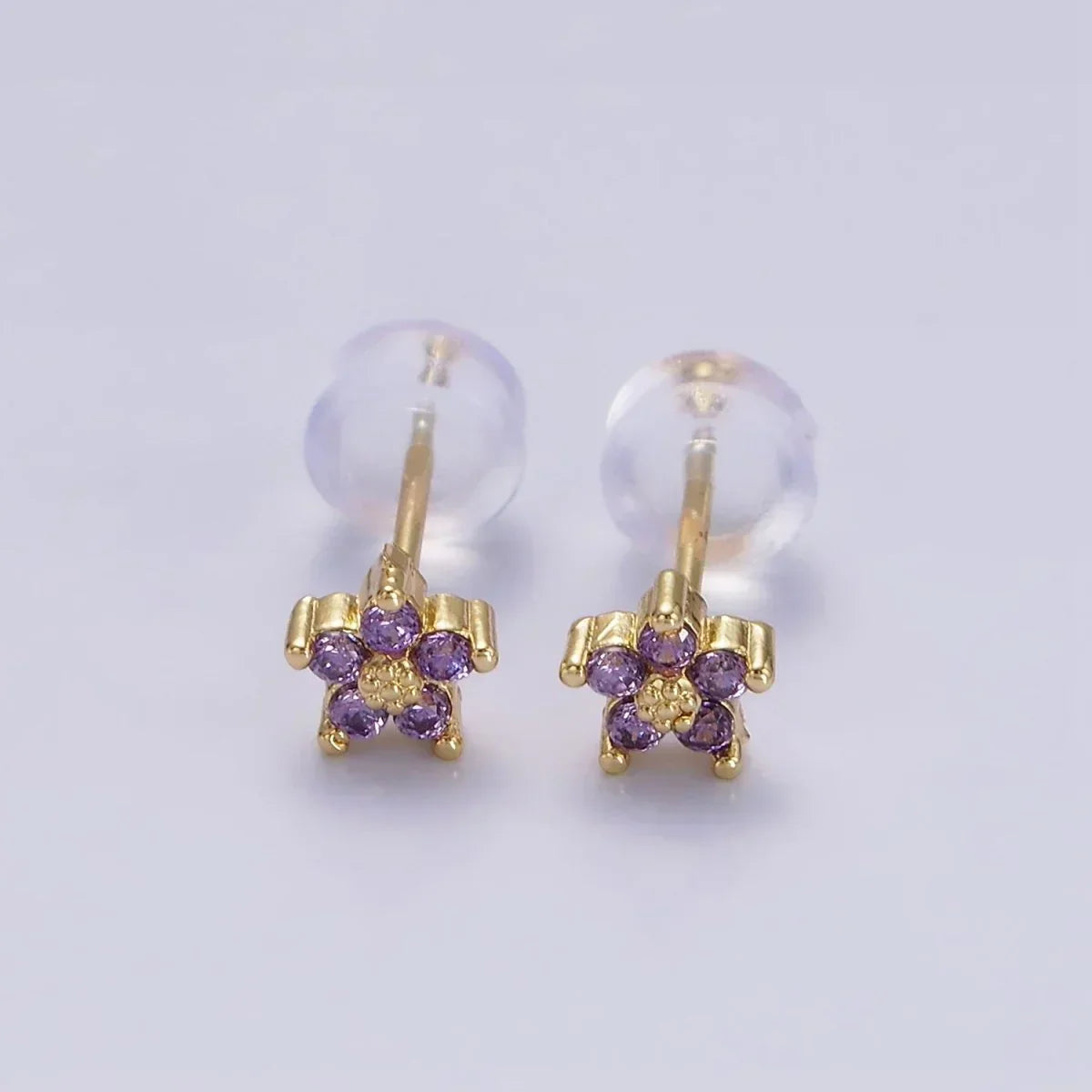 Dainty Flower Stud Earrings