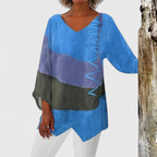 Elysia | Sophisticated V-Neck Tunic