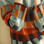 Ravelyn - Cashmere patchwork turtleneck Sweater