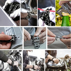 29-in-1 Tool Bracelet Stainless Steel - Outdoor Travel Wristband