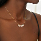 Olivenorma Tears Of Joy 1-8 Teardrop Birthstone Gift Card Necklace