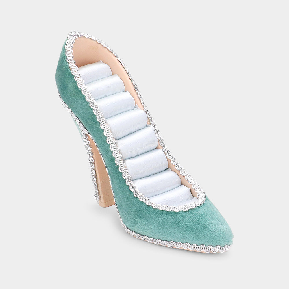 Velvet Stiletto Ring Display Holder