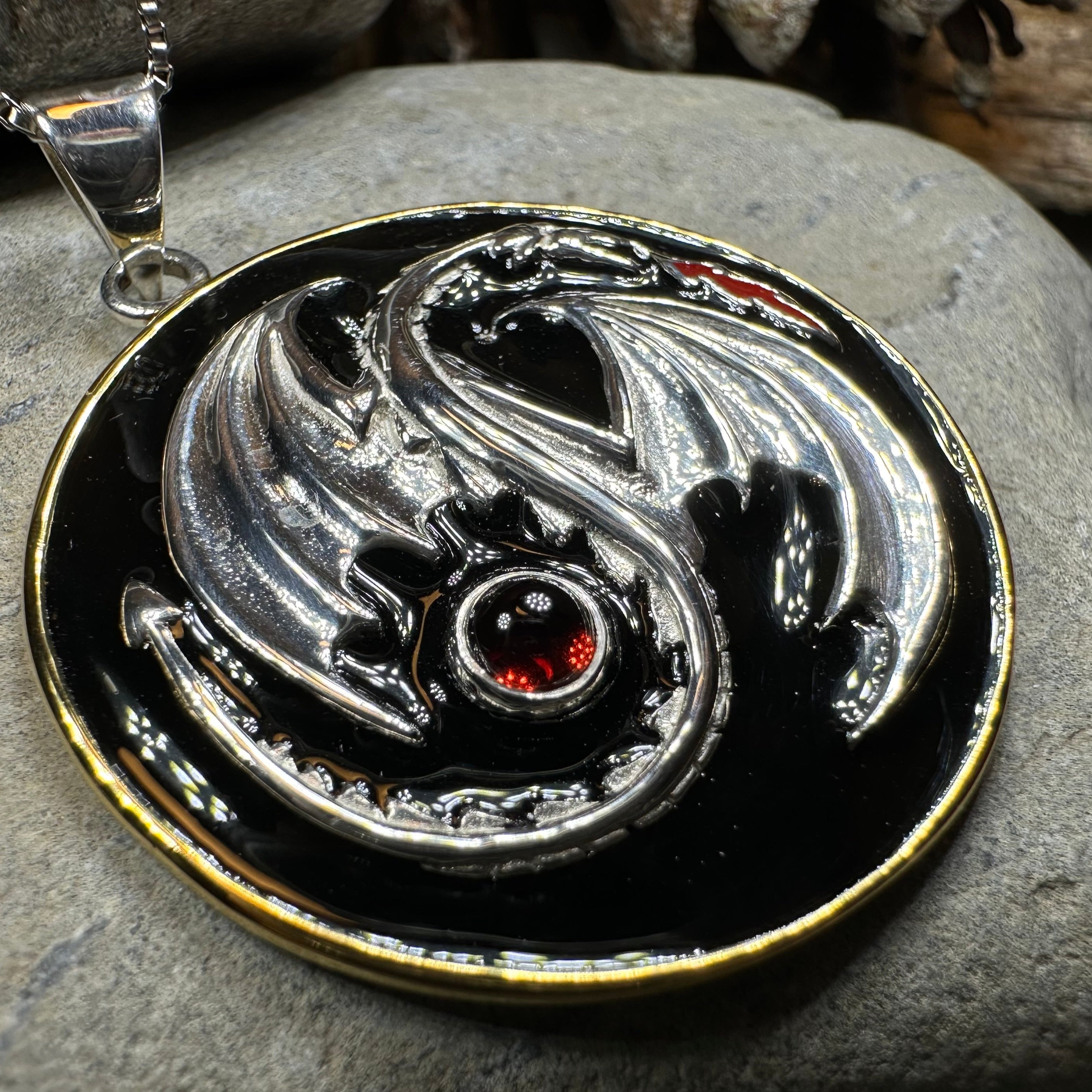 Dragon Yin Yang Necklace