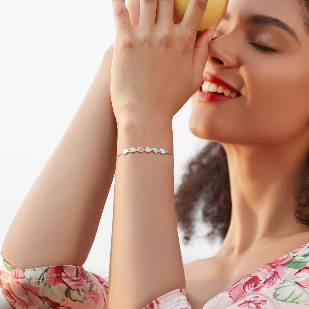 Sterling Silver Paw Print Bracelet