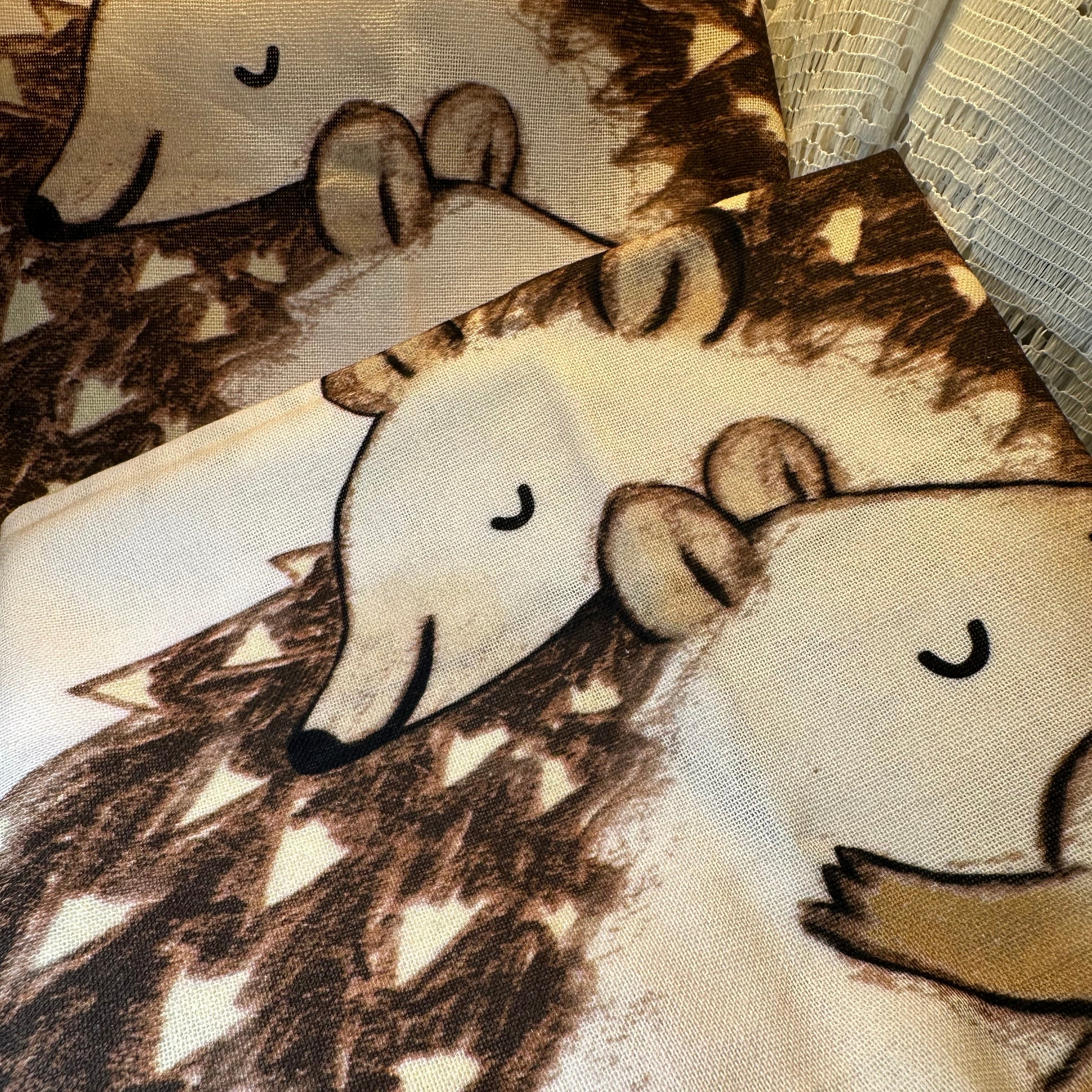 Handmade Hedgehog Lover Tea Towel Set