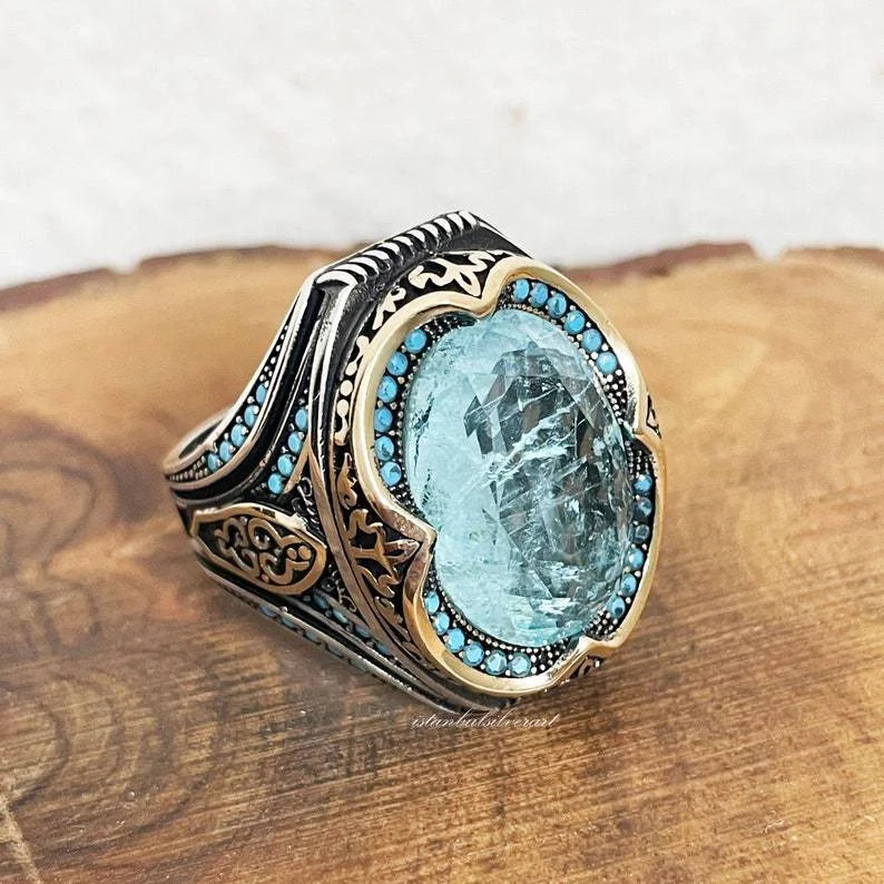 Vintage Oval Sapphire Ring