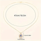 Kavella Noctazure Necklace | Gold