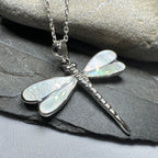 Shimmering Dragonfly Necklace
