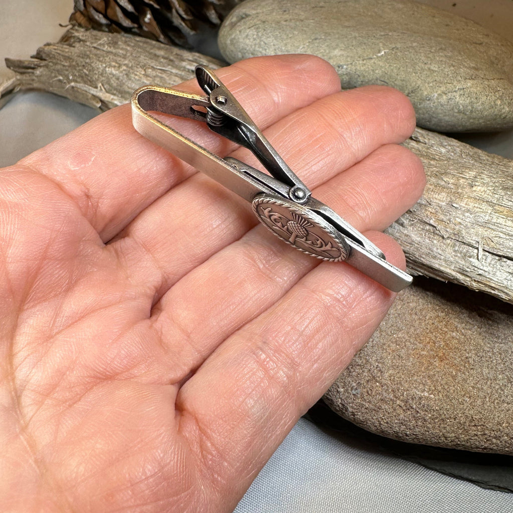 Celtic Thistle Tie Bar
