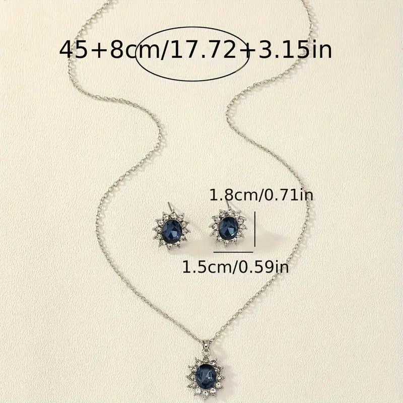 Azure Elegance Jewelry Set