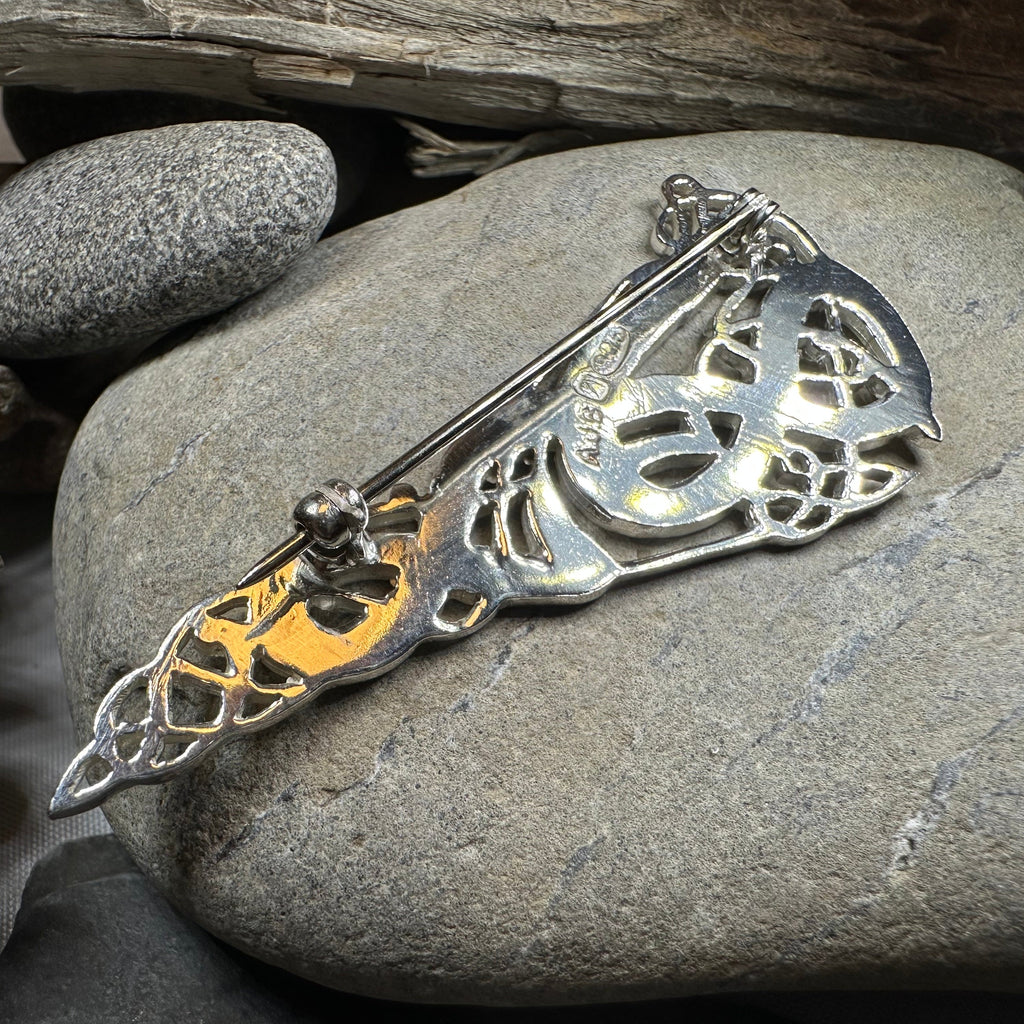 Artisan Irish Celtic Beast Brooch