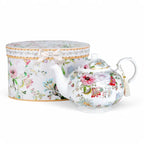 Dream Garden Fine China Teapot
