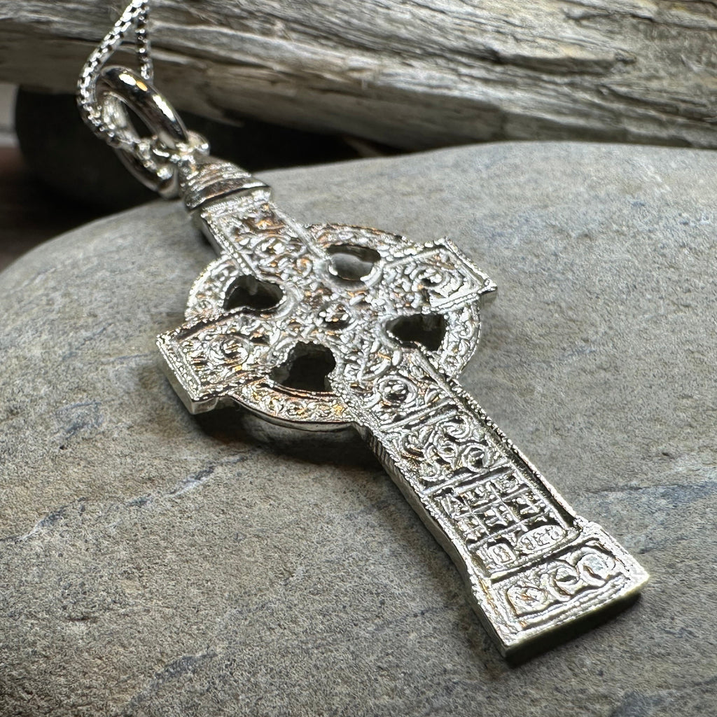 Artisan Irish Ahenny Cross Necklace
