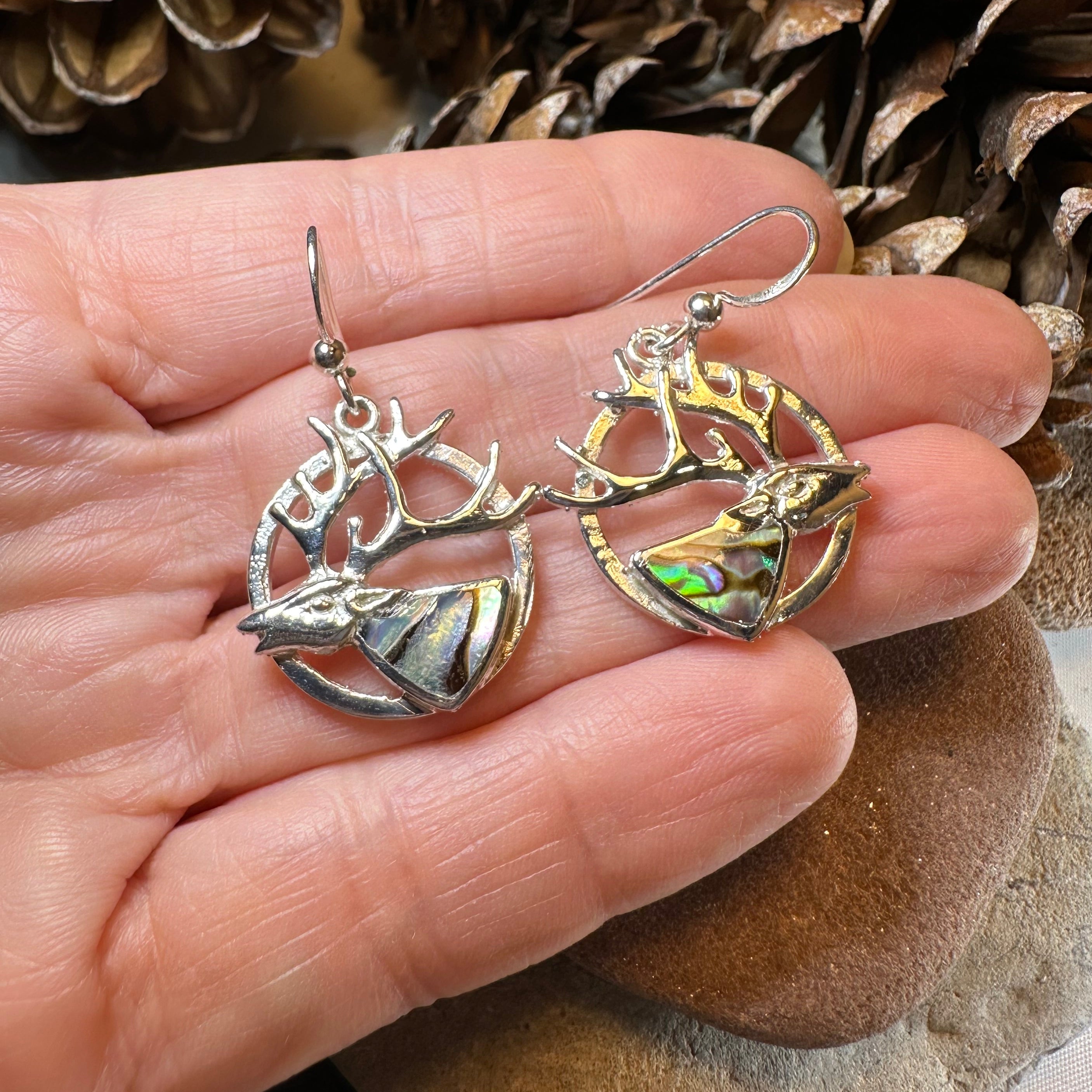 Stag of the Mist Earrings