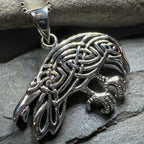 Oracle Celtic Raven Necklace