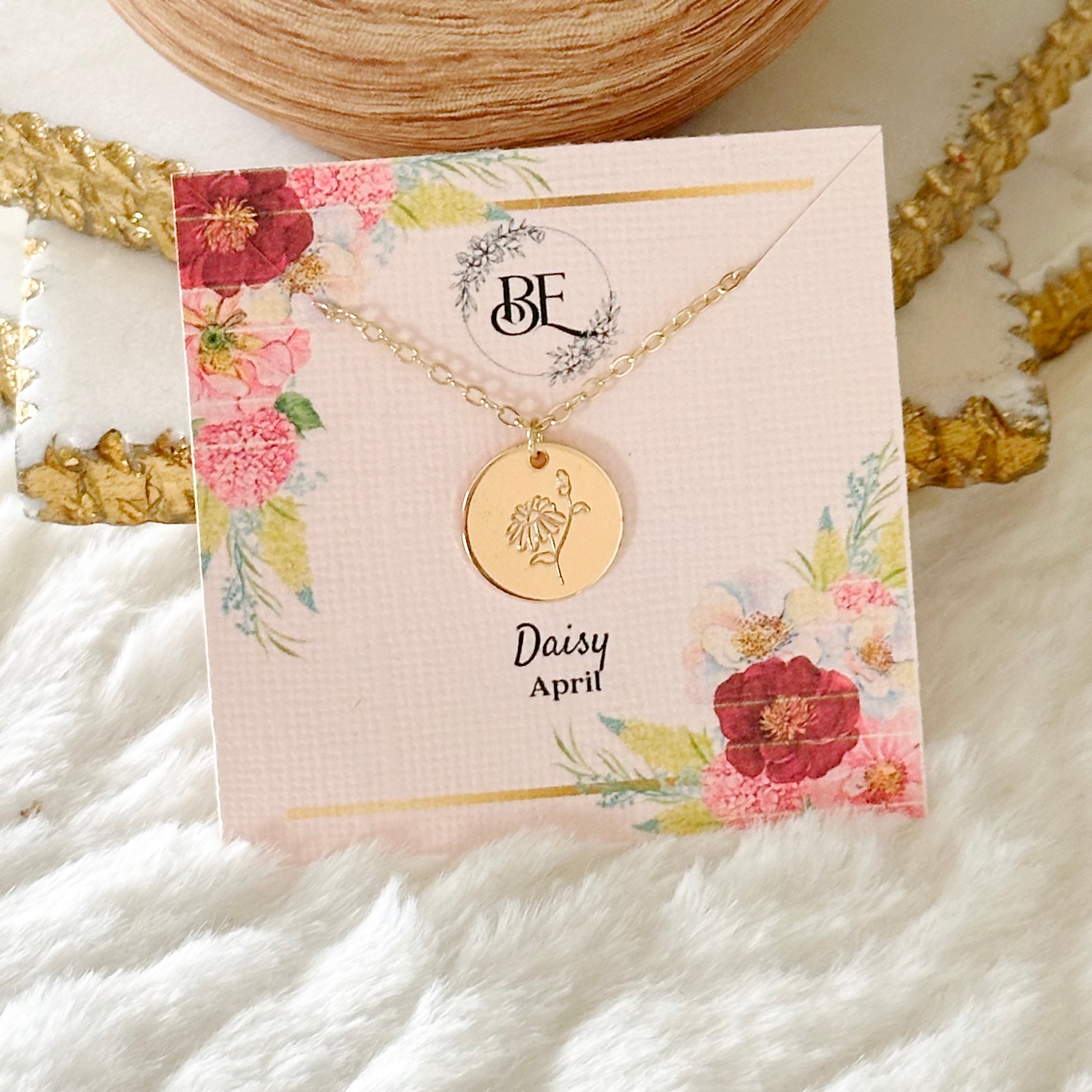 Birth Flower Necklace