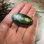 Enamel Celtic Dragon Brooch