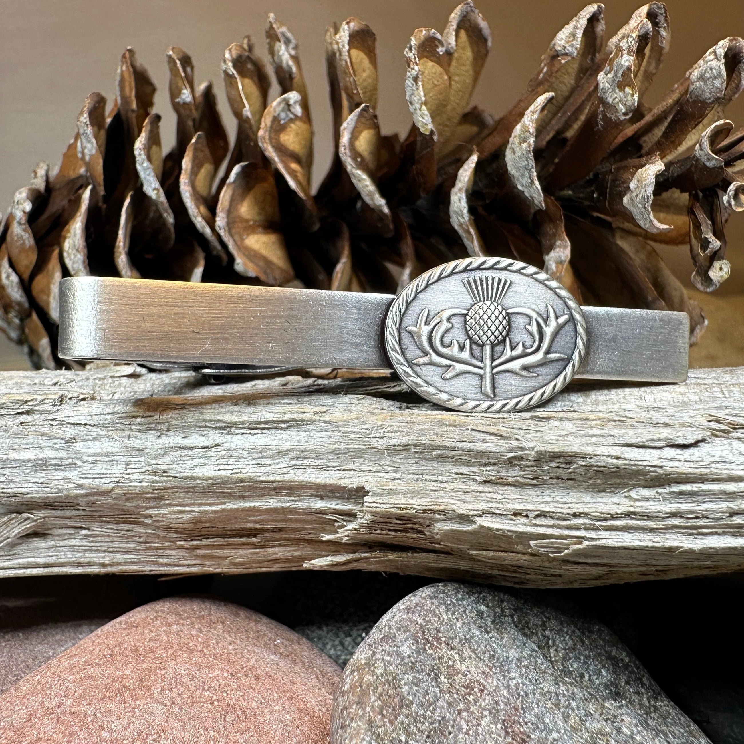 Celtic Thistle Tie Bar
