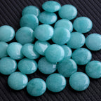 20pcs Tianhe Stone Polished Turquoise Oval Gemstones for DIY Jewelry Making