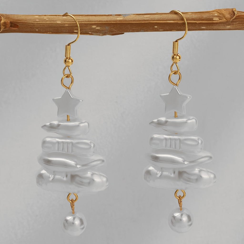 Boho Tree Star Earrings