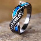 Sapphire Moonlit Ring