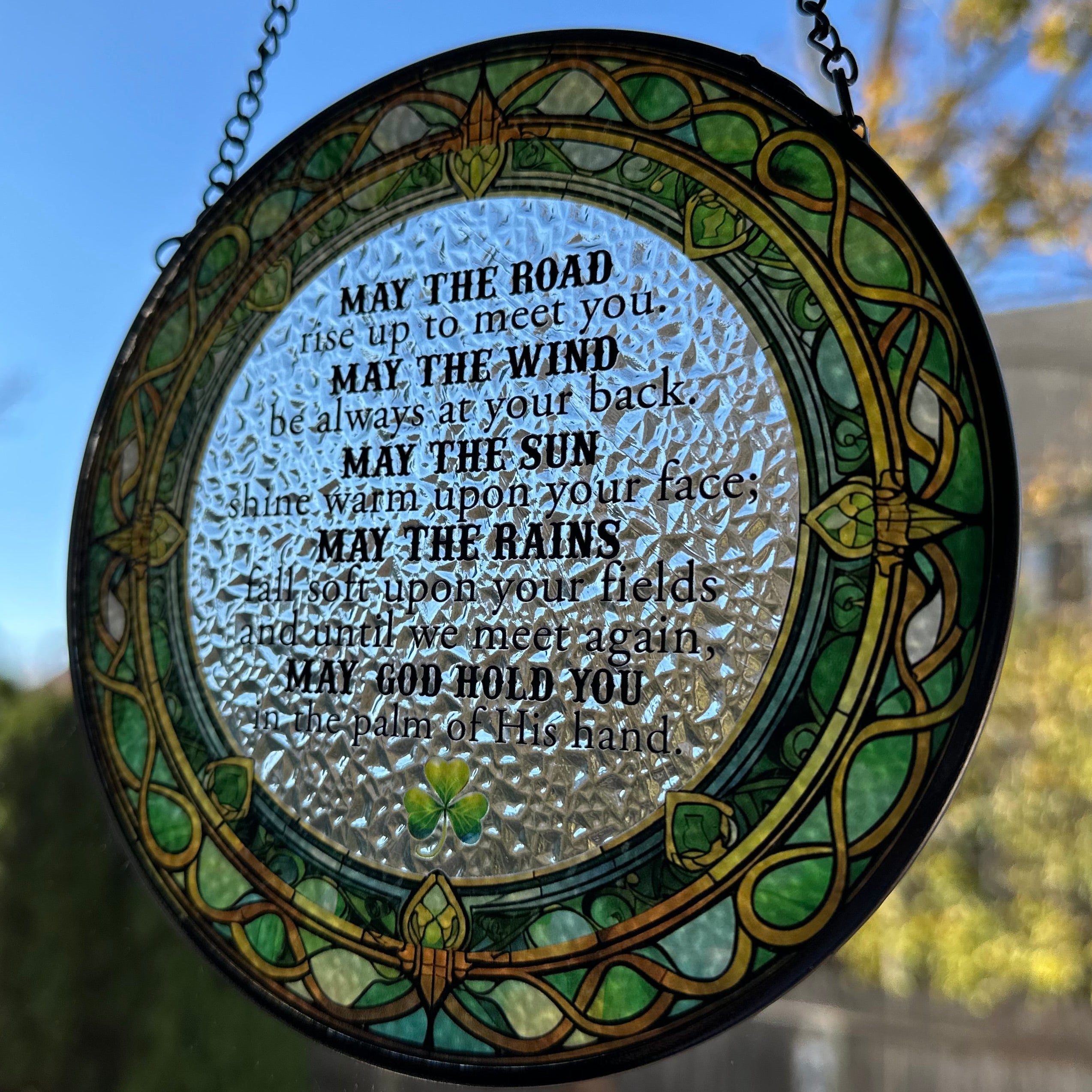 Irish Blessing Suncatcher