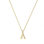 Enzhalynne | Necklace with Initials 18K Gold