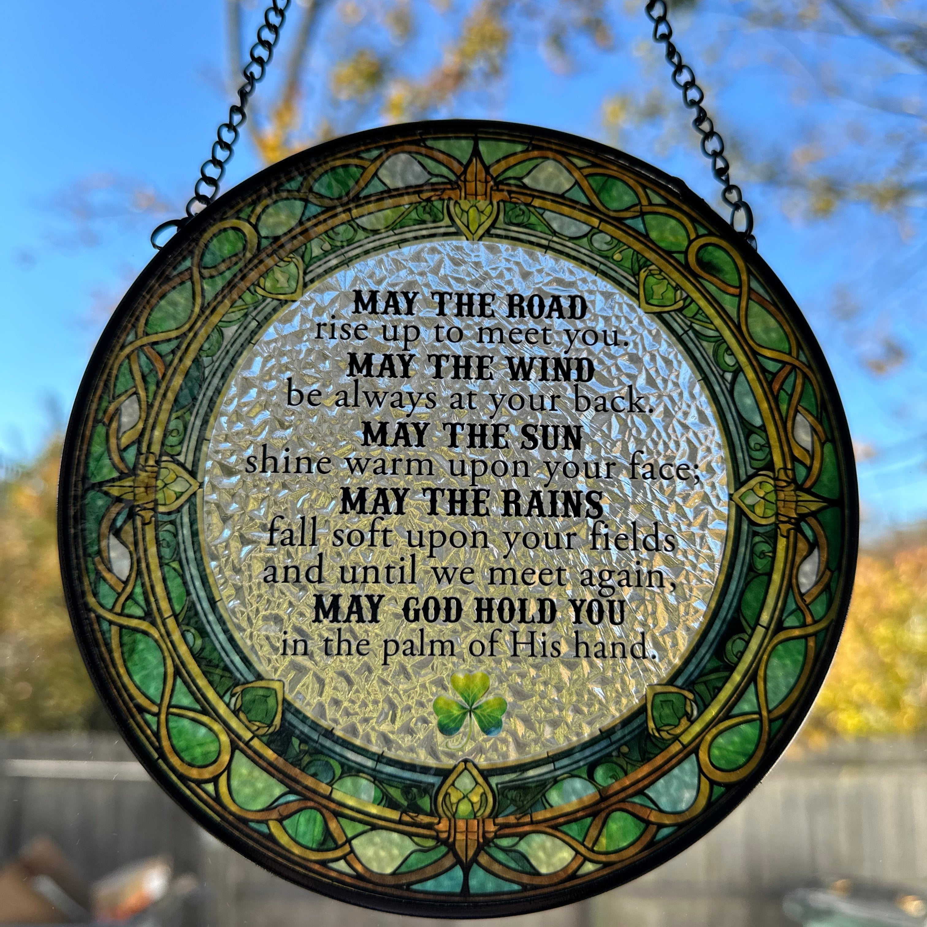 Irish Blessing Suncatcher